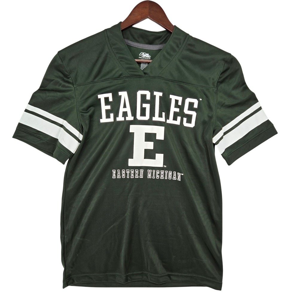 Pel Athletic SMALL Eastern Michigan Eagles Jersey Mens Forest Green Athletic‎